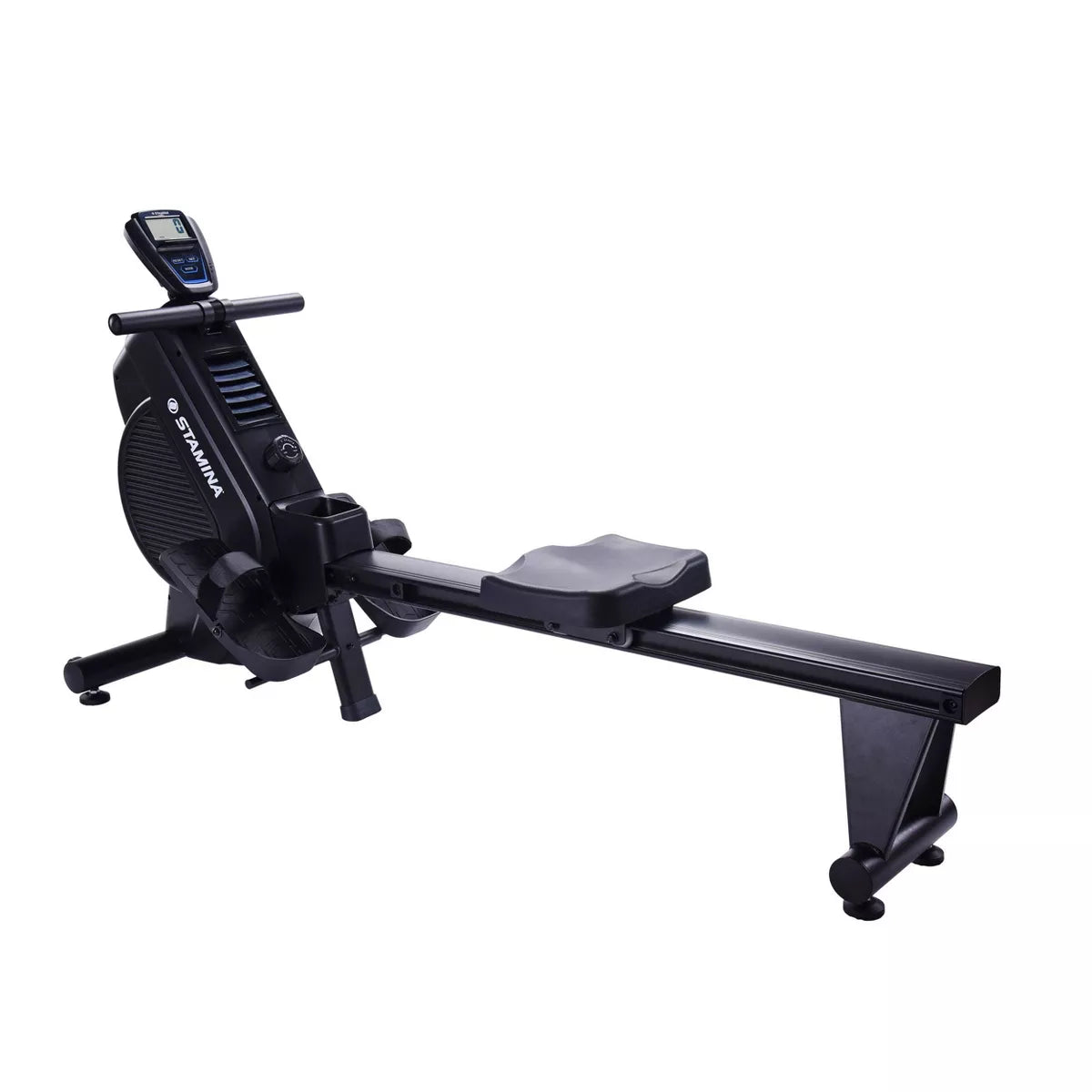 Stamina DT 397 Rowing Machine Rower, Dual Technology Combines Magnetic & Air Resistance, Includes Two Expert Guided Online Workouts