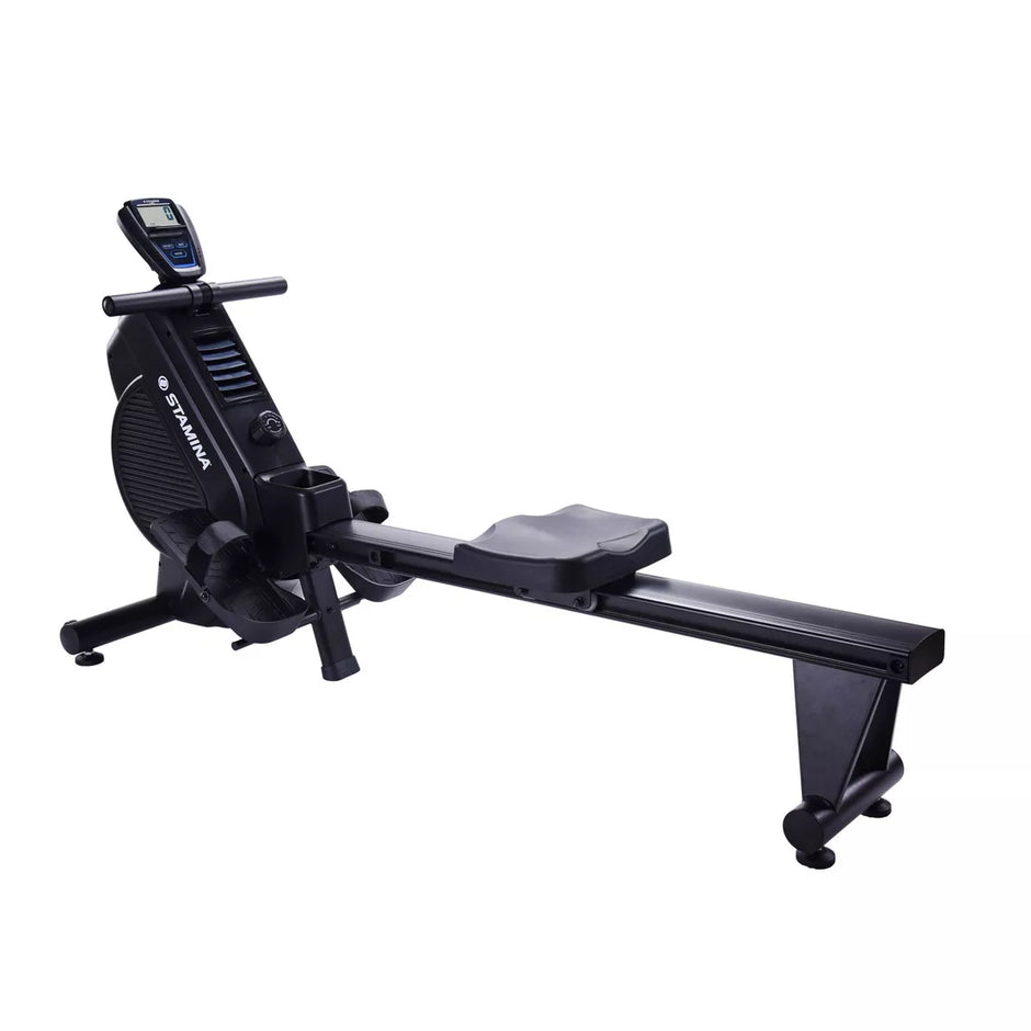 Stamina DT 397 Rowing Machine Rower, Dual Technology Combines Magnetic & Air Resistance, Includes Two Expert Guided Online Workouts