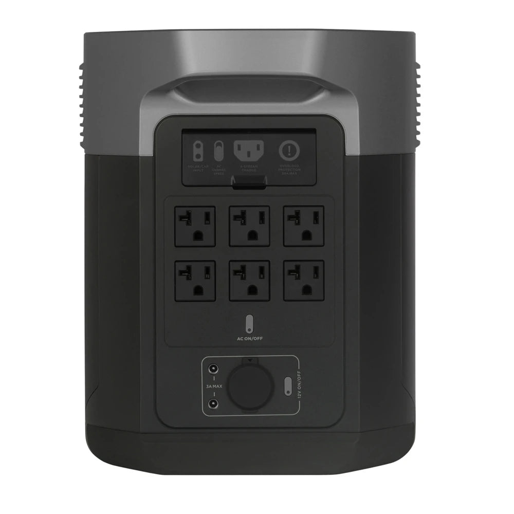 【US Direct】Ecoflow DELTA Max 1600 1612Wh Portable Power Station Electric Supply Solar Generator for Travel RV Camping