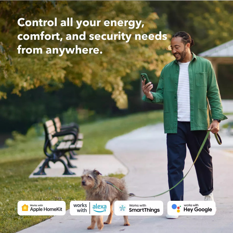 Ecobee Smart Thermostat Enhanced: Energy Star Certified, Compatible with Alexa & Google Assistant, 3-Year Warranty