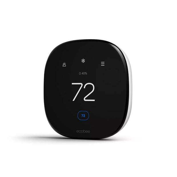 Ecobee Smart Thermostat Enhanced: Energy Star Certified, Compatible with Alexa & Google Assistant, 3-Year Warranty