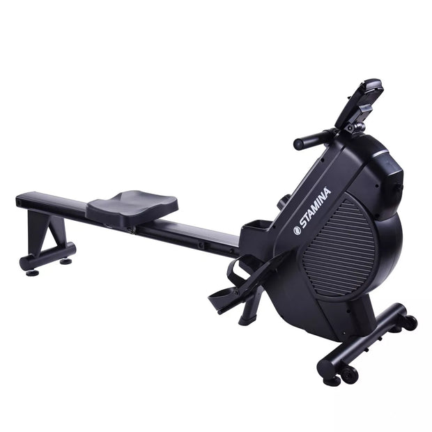Stamina DT 397 Rowing Machine Rower, Dual Technology Combines Magnetic & Air Resistance, Includes Two Expert Guided Online Workouts