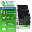 Nature'S Generator Elite Platinum - PE System:Nature'S Generator Elite+1200W Nature'S Generator Power Pod Elite+4Pcs 100W Solar Panel+Power Transfer Kit Elite