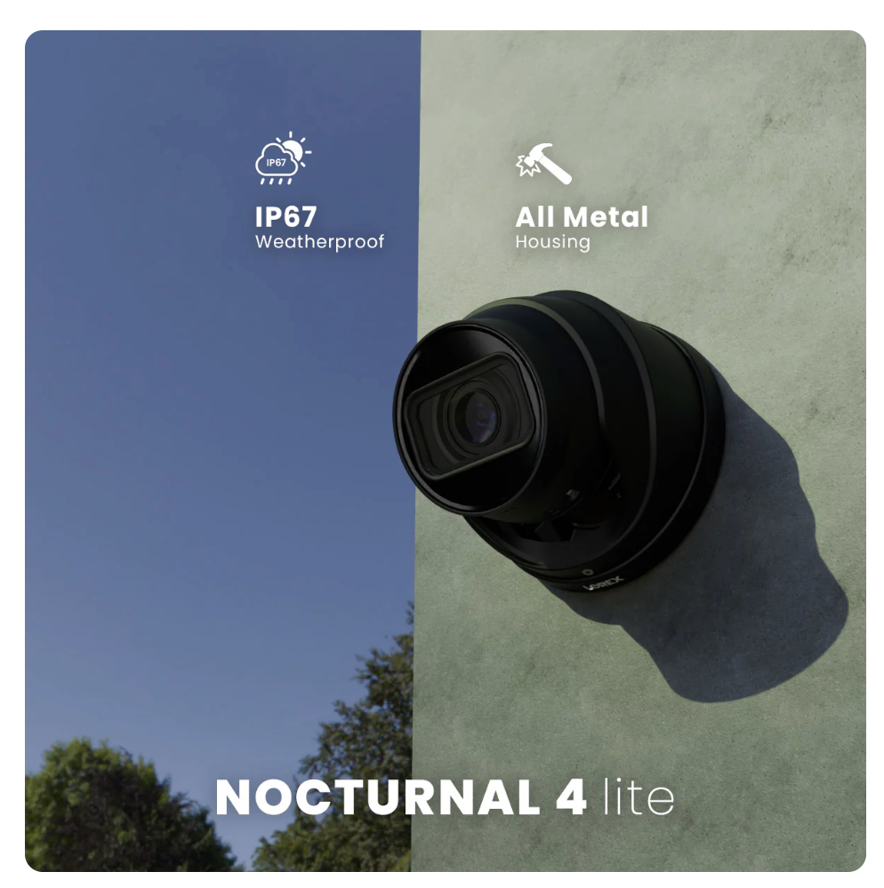 Lorex N4 Lite 4K Turret Security Camera with Varifocal Lens