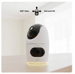 Lorex 2K Wireless Dual-Lens Indoor Pan-Tilt Security Camera – AC-Powered Wi-Fi (Cloud-Enabled, No PoE)