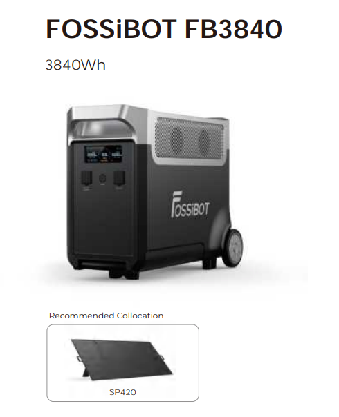 FOSSiBOT FB3840 Portable Power Station