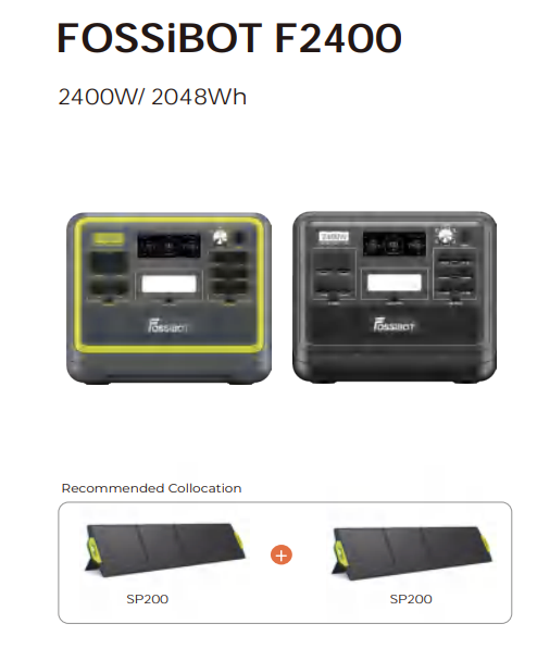 FOSSiBOT F2400 Portable Power Station