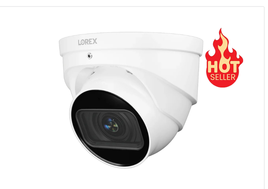 Lorex N4 Lite 4K Turret Security Camera with Varifocal Lens
