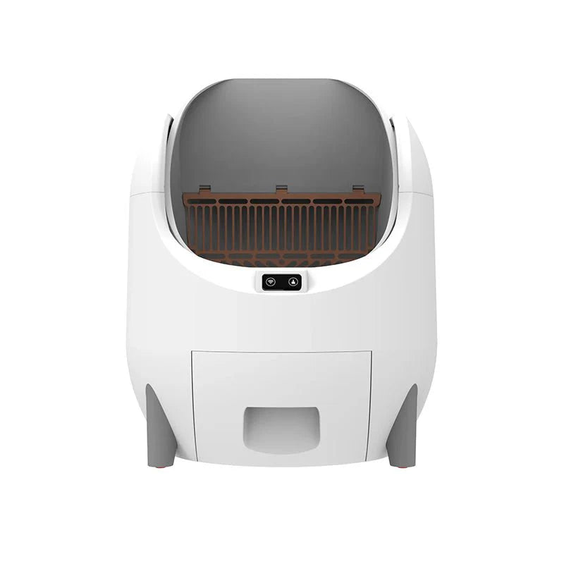 HEYBO Automatic Cat Litter Box Open — App-Controlled, Large Capacity