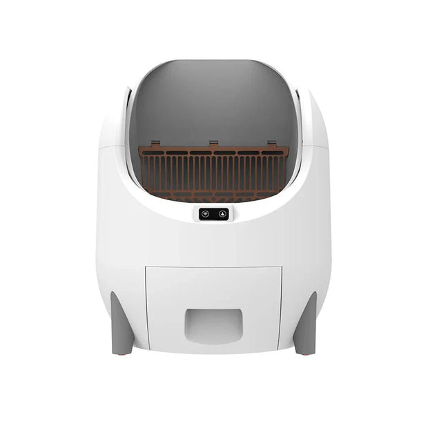HEYBO Automatic Cat Litter Box Open — App-Controlled, Large Capacity