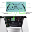 1800-Watt/2880W Peak Push Button Start Solar Powered Portable Generator with Power Pod and Three 100W Solar Panels