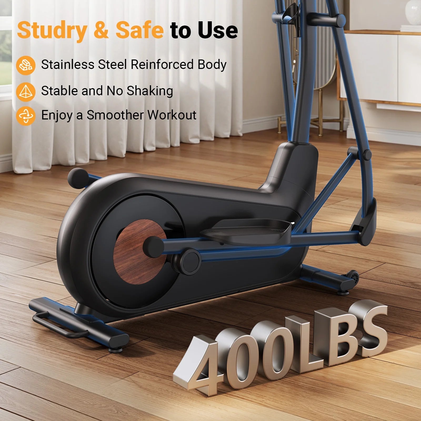 Quiet Elliptical Machine for Home Use, 19